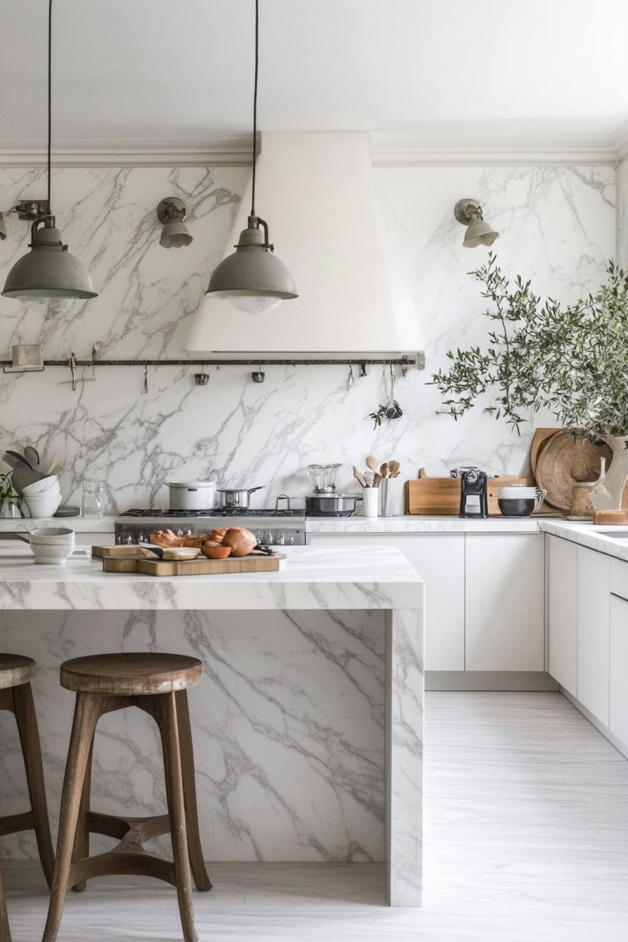 11. Cloud-Like Softness (Marble Kitchen Ideas) - Marble Kitchen Ideas