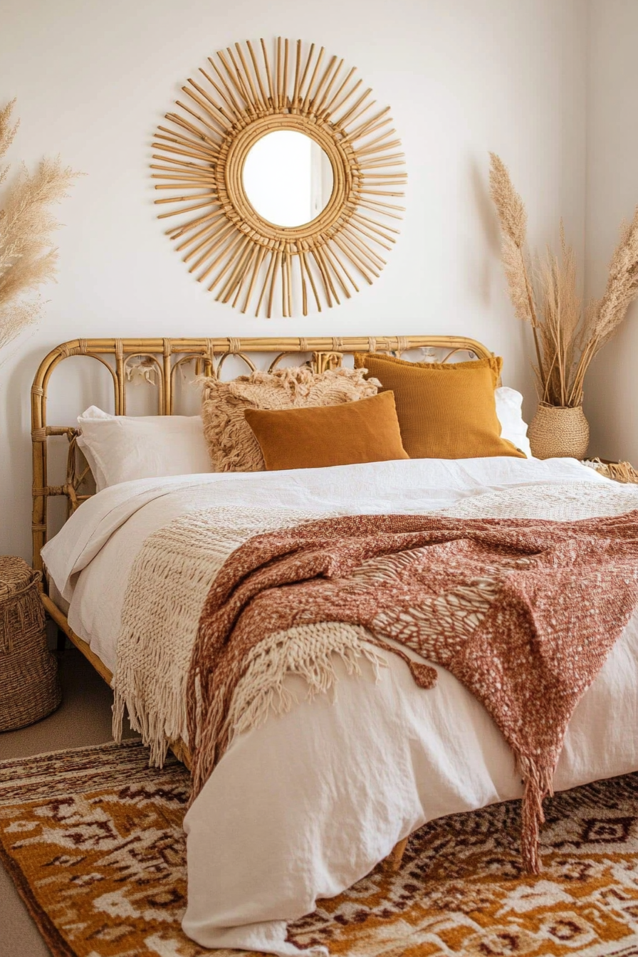 10. Soft Bohemian Bliss (Bedroom Ideas With Mirror) - Bedroom Ideas With Mirror