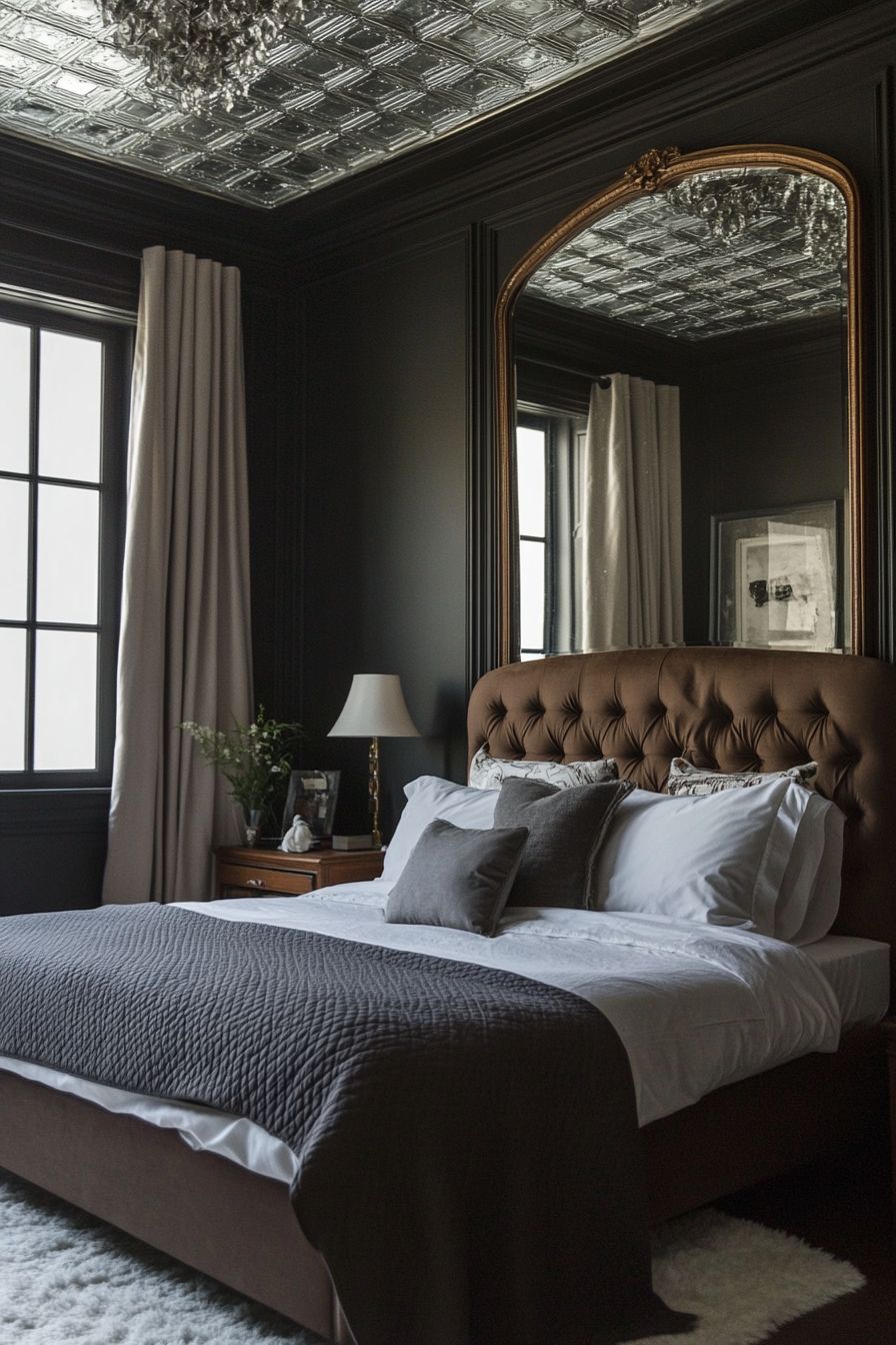 11. Mirrored Ceiling for Ultimate Drama (Bedroom Ideas With Mirror) - Bedroom Ideas With Mirror
