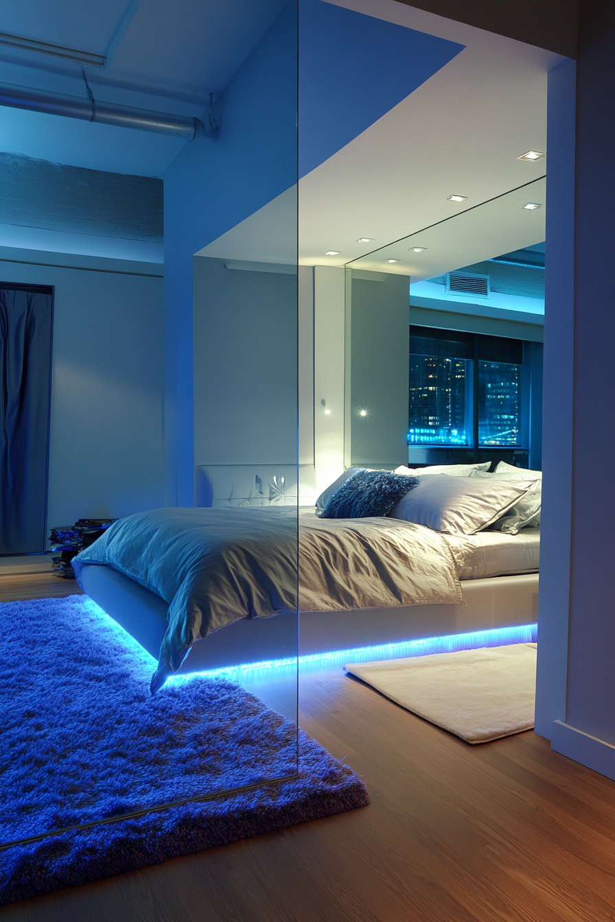 14. Mirrors with Built-In LED Lighting (Bedroom Ideas With Mirror) - Bedroom Ideas With Mirror