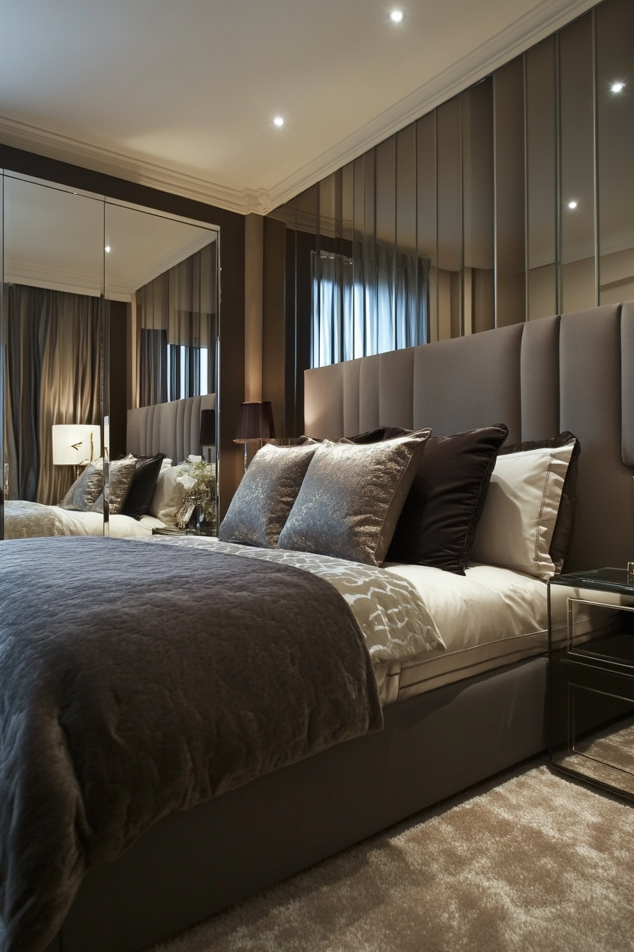 26. Layered Mirrors for a Luxe Effect (Bedroom Ideas With Mirror) - Bedroom Ideas With Mirror