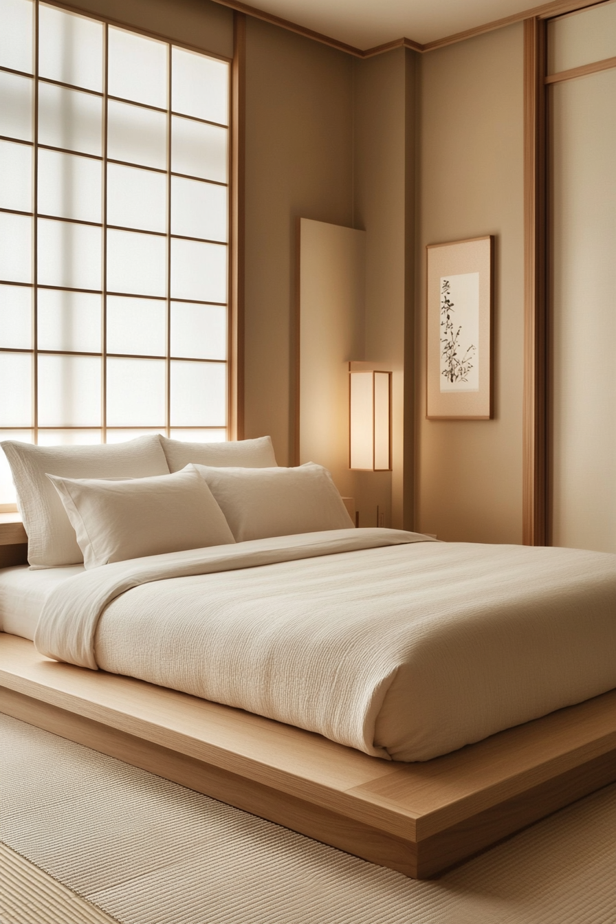 15. Japanese-Inspired Retreat (Small Guest Bedroom Ideas) - Small Guest Bedroom Ideas