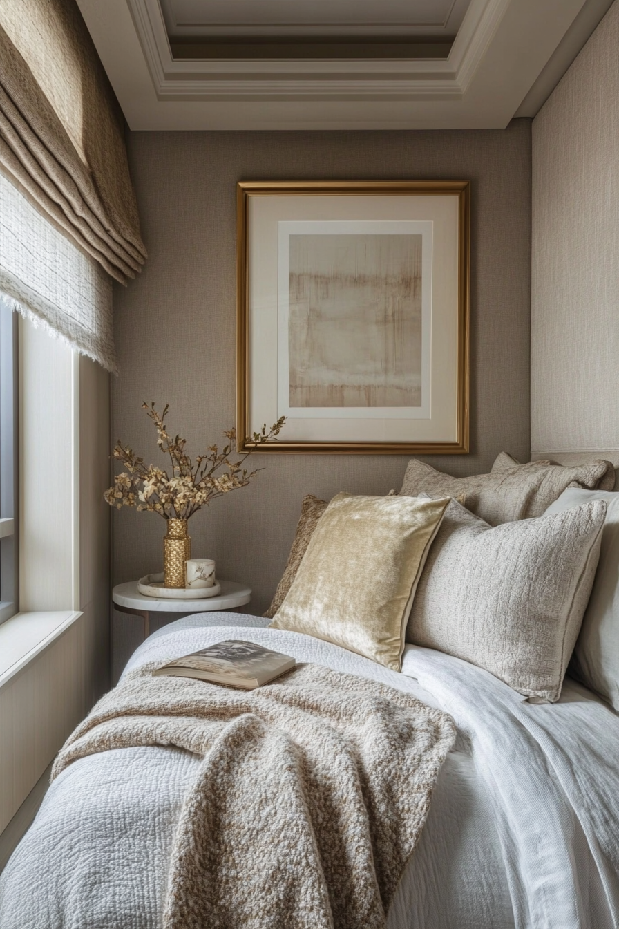 17. Understated Luxury (Small Guest Bedroom Ideas) - Small Guest Bedroom Ideas