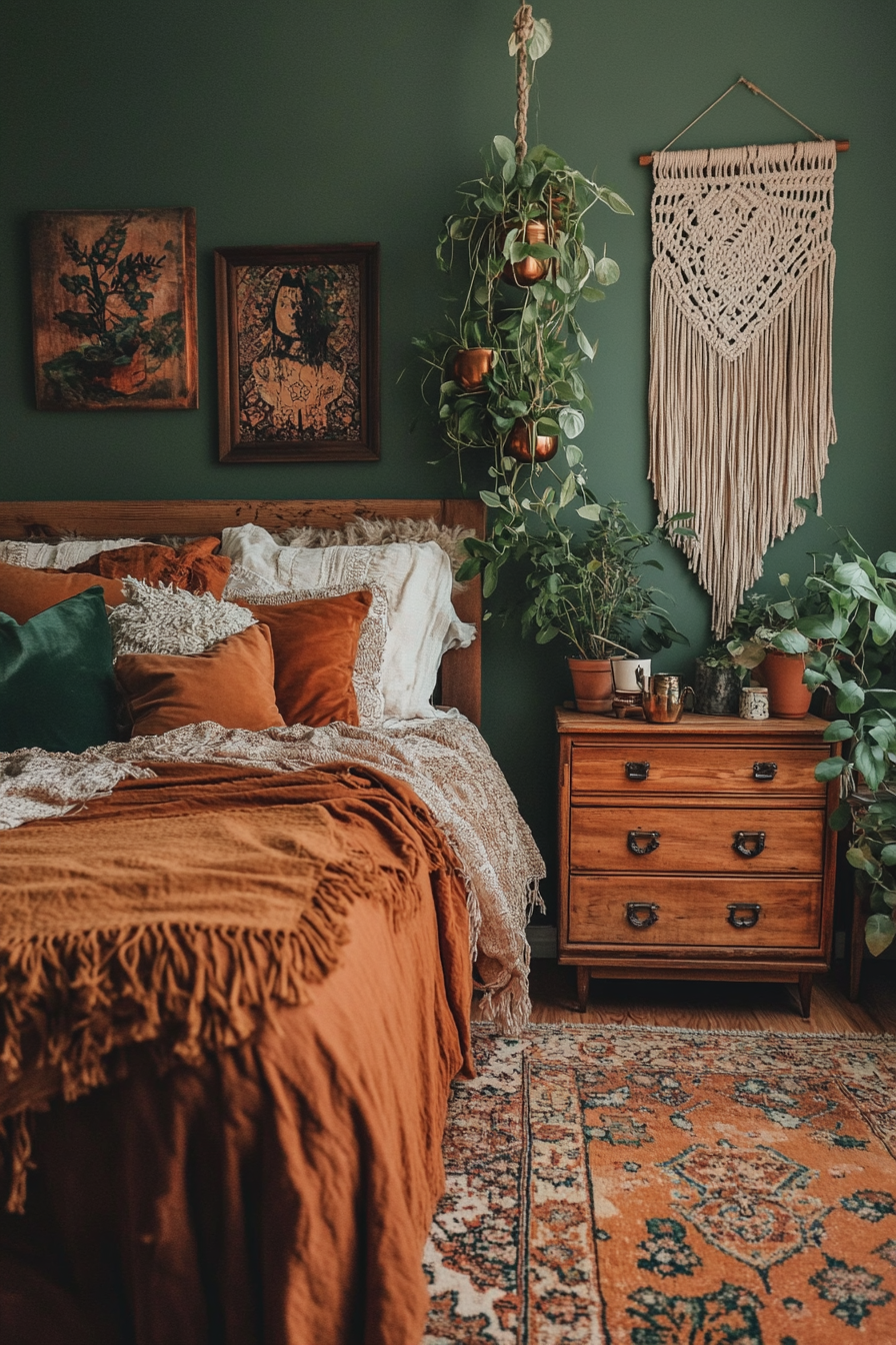 1. Boho Maximalism Retreat (Eclectic Bedroom Ideas) - Eclectic Bedroom Ideas