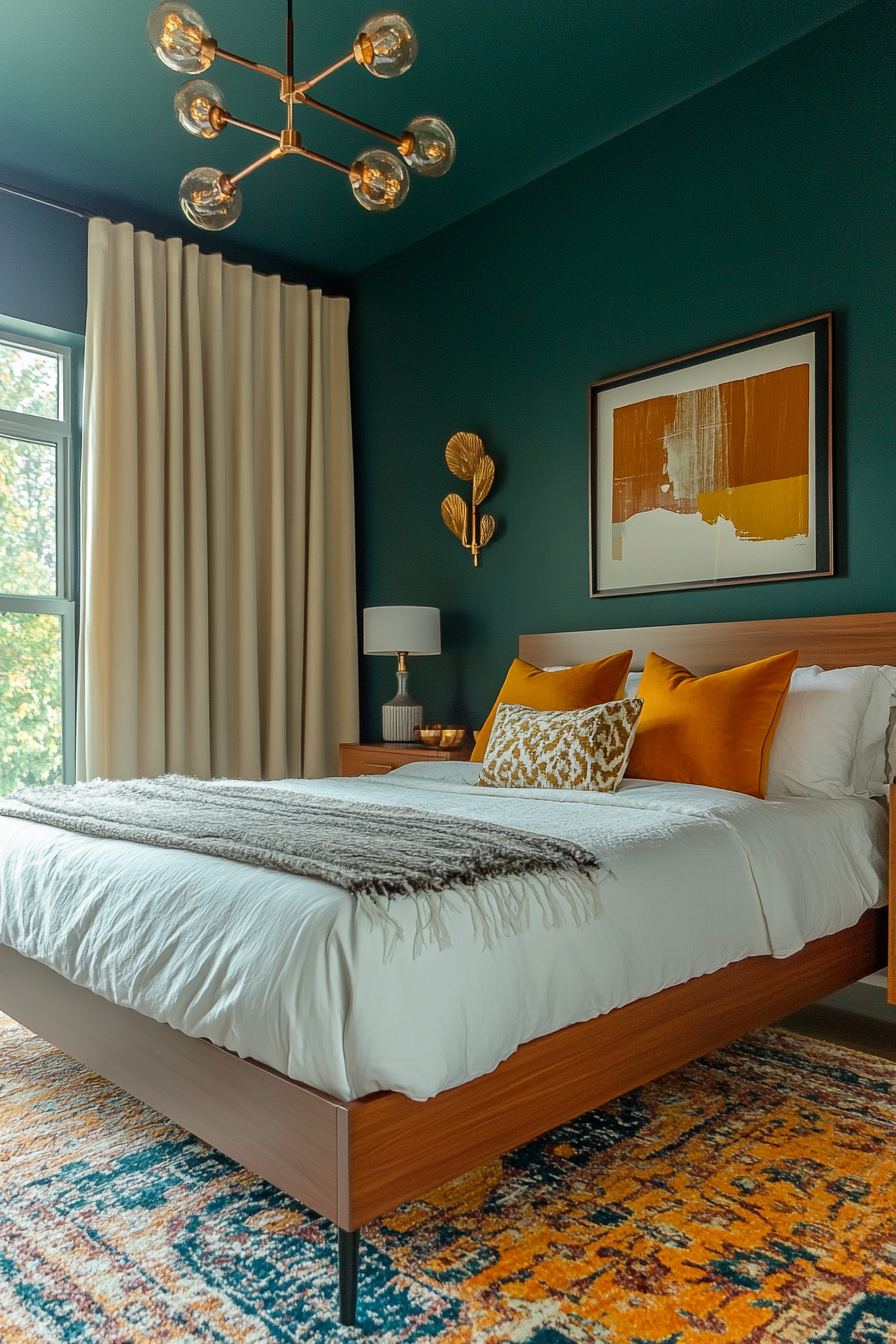 3. Retro Chic Revival (Eclectic Bedroom Ideas) - Eclectic Bedroom Ideas