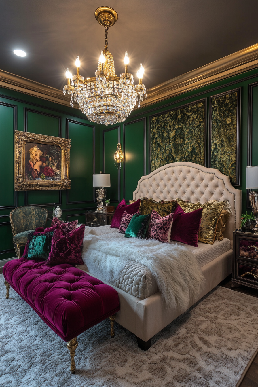 13. Vintage Hollywood Glam (Eclectic Bedroom Ideas) - Eclectic Bedroom Ideas