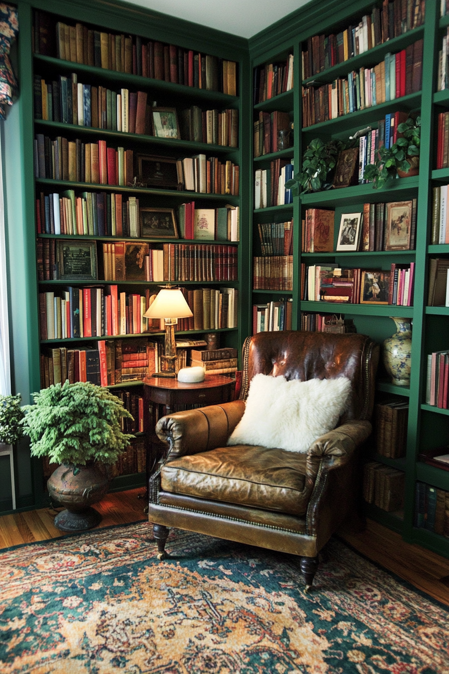 17. Dark Academia Hideout (Eclectic Bedroom Ideas) - Eclectic Bedroom Ideas