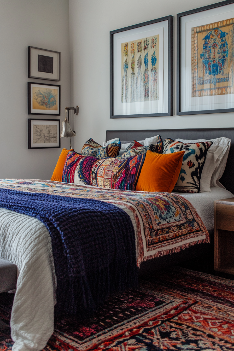 20. Modern Minimalist Clash (Eclectic Bedroom Ideas) - Eclectic Bedroom Ideas