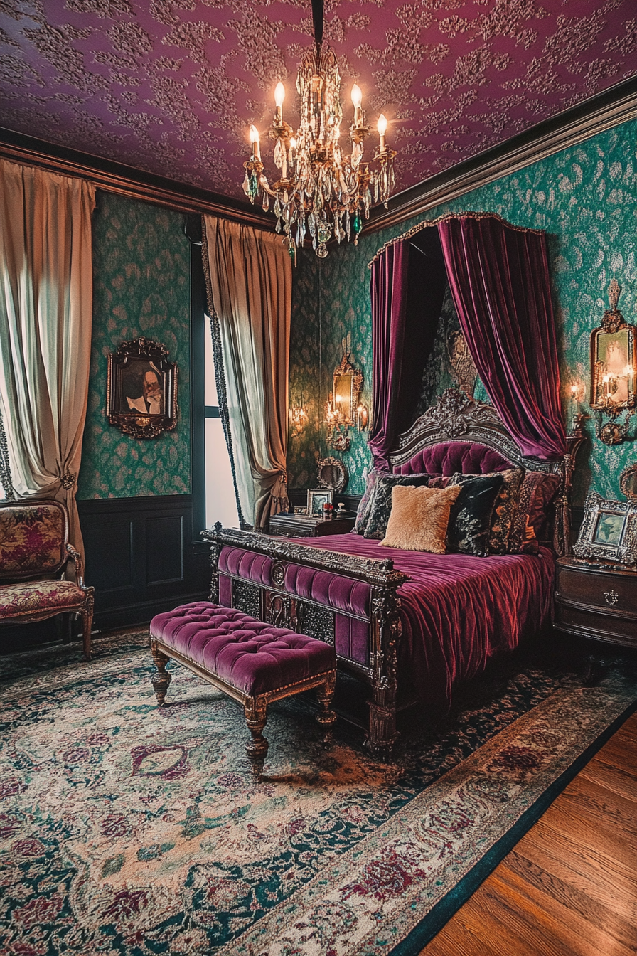 22. Neo-Victorian Romance (Eclectic Bedroom Ideas) - Eclectic Bedroom Ideas