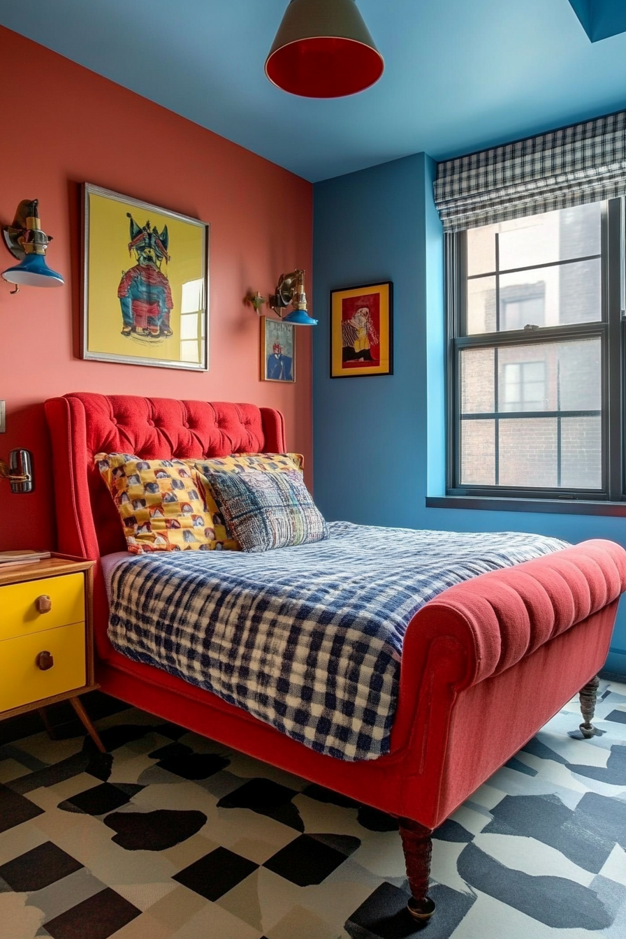 26. Vintage Americana Revival (Eclectic Bedroom Ideas) - Eclectic Bedroom Ideas
