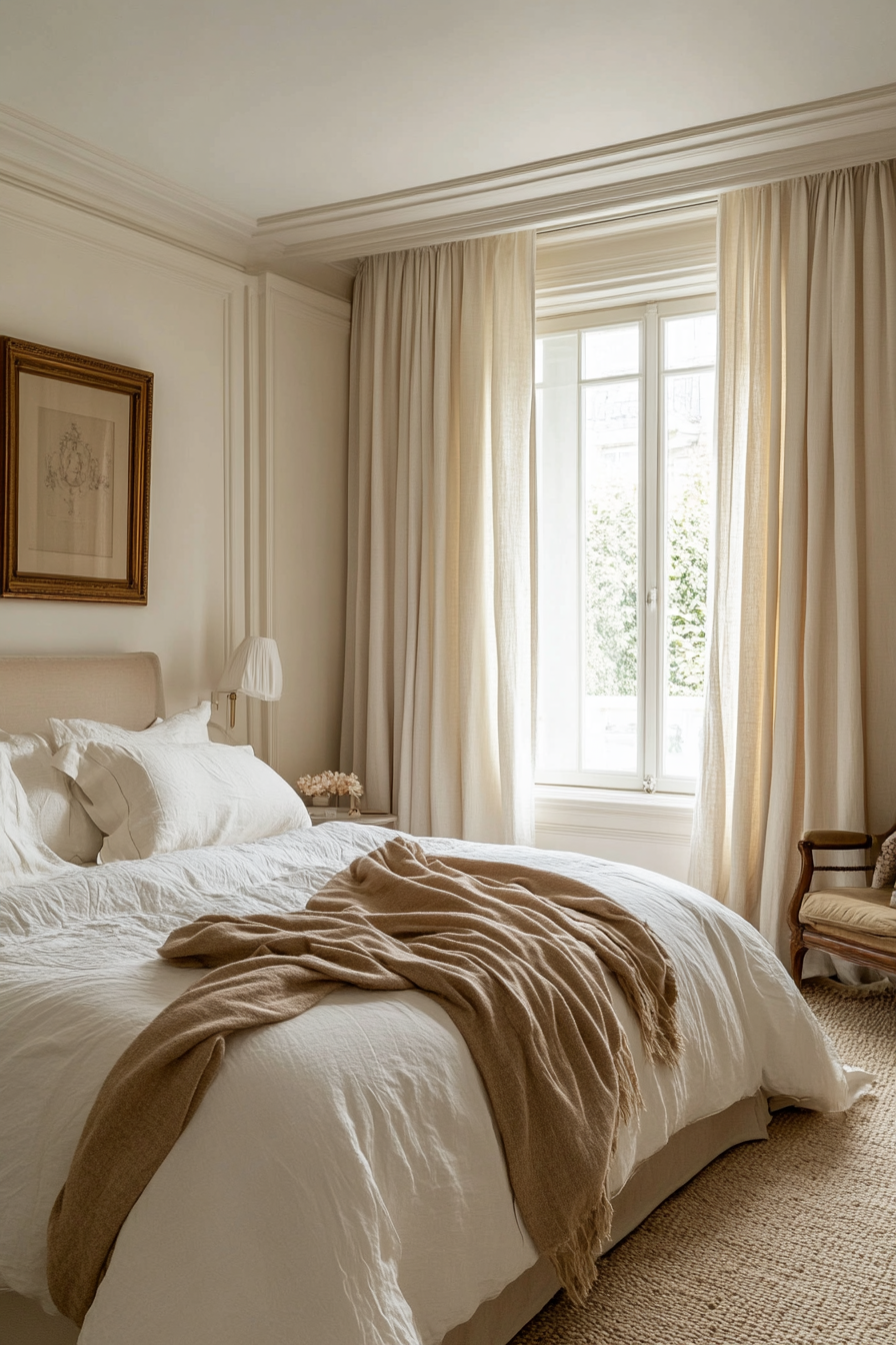 7. Light Academia Elegance (Aesthetic Bedroom Ideas) - Aesthetic Bedroom Ideas
