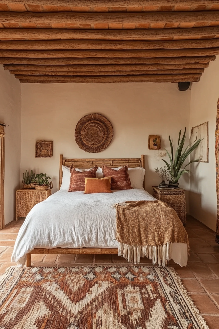 21. Desert Boho Bliss (Aesthetic Bedroom Ideas) - Aesthetic Bedroom Ideas
